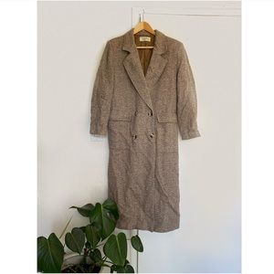Vintage Christian Dior Wool Pea Coat